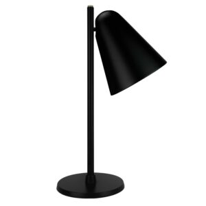 Capelo Sort bordlampe af genbrugsmetal | Vækstlys LED