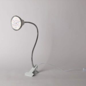 Grolys lampe m. fuldspektrum hvidt lys, flexarm