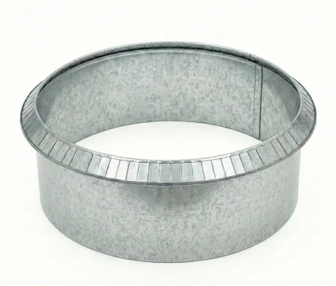 Rundt højbed galvaniseret med sneglekant H54 cm