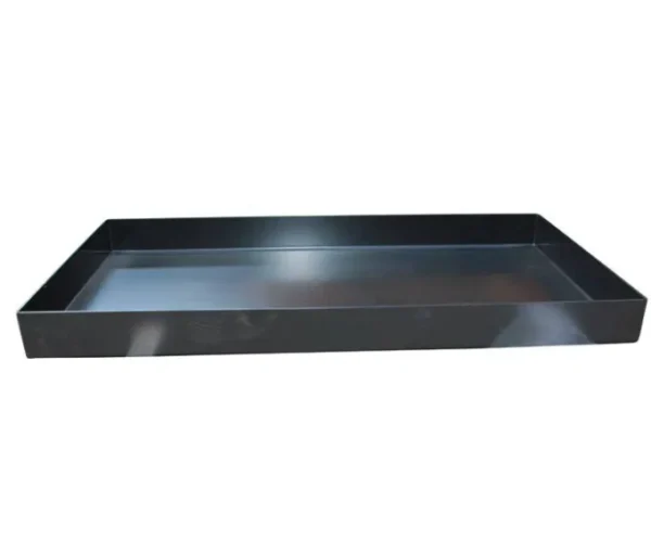 Spejlbassin 3mm sort lakeret,120x60x10cm