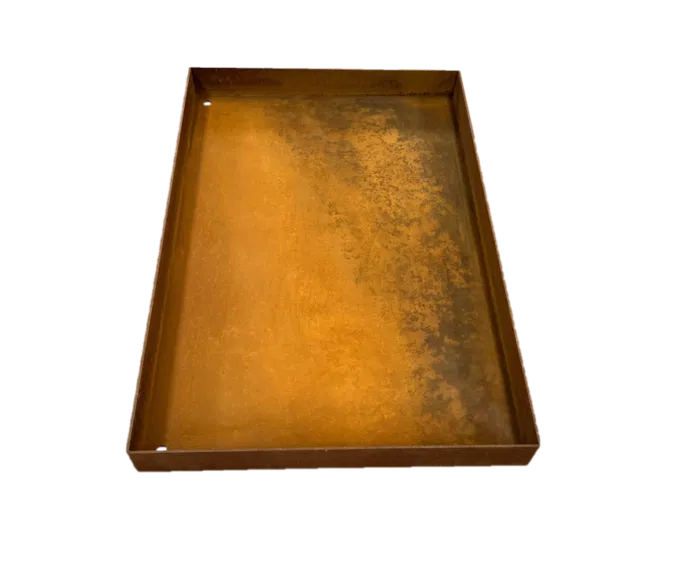 Spejlbassin 3mm staal 120x60x10cm