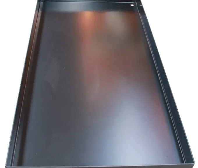 Spejlbassin 5mm sort lakeret, 160x80x10cm