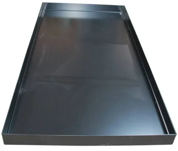Spejlbassin 5mm sort lakeret, 200x100x10cm
