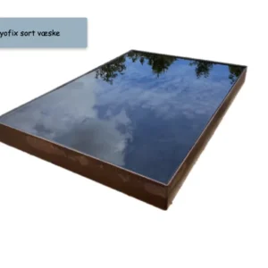 Spejlbassin 5mm corten stål,120x80x10cm