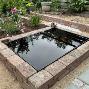 Spejlbassin 5mm corten stål,120x80x10cm