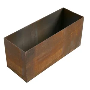 Plantekumme i 5mm stålplade, 100x35x50cm