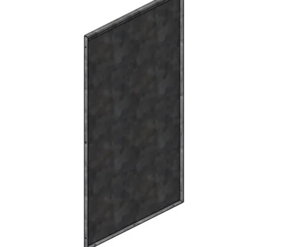 Ryg 64.5cm stål