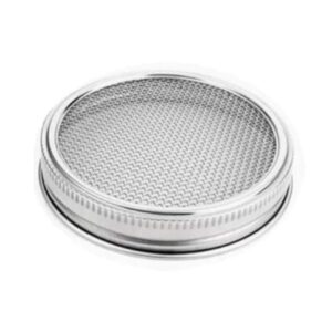 Rustfrit net låg til 70mm Mason spireglas